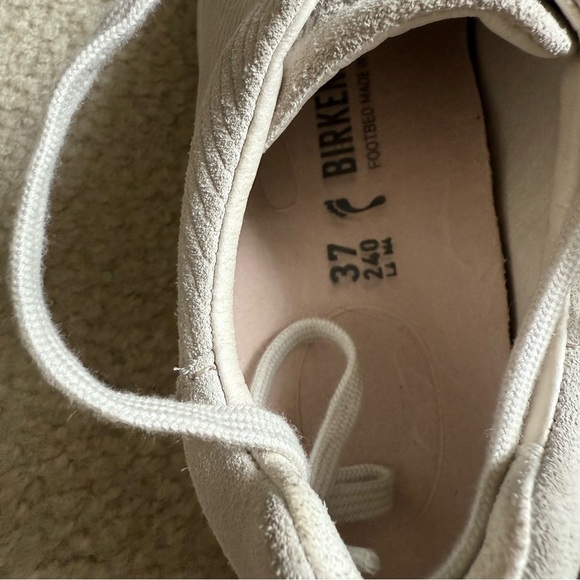 Birkenstock Bend Low Suede and Canvas Sneakers in Whale Gray Size 37/US6.5 - Picture 7 of 8